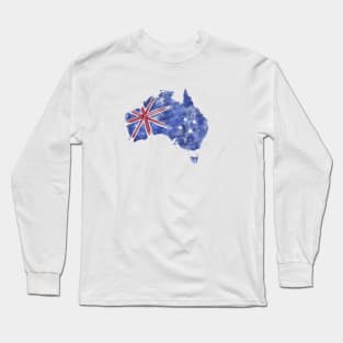 Australia Map Long Sleeve T-Shirt